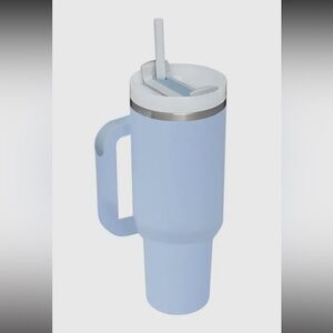 40 oz. Matte Tumbler- Light Blue
